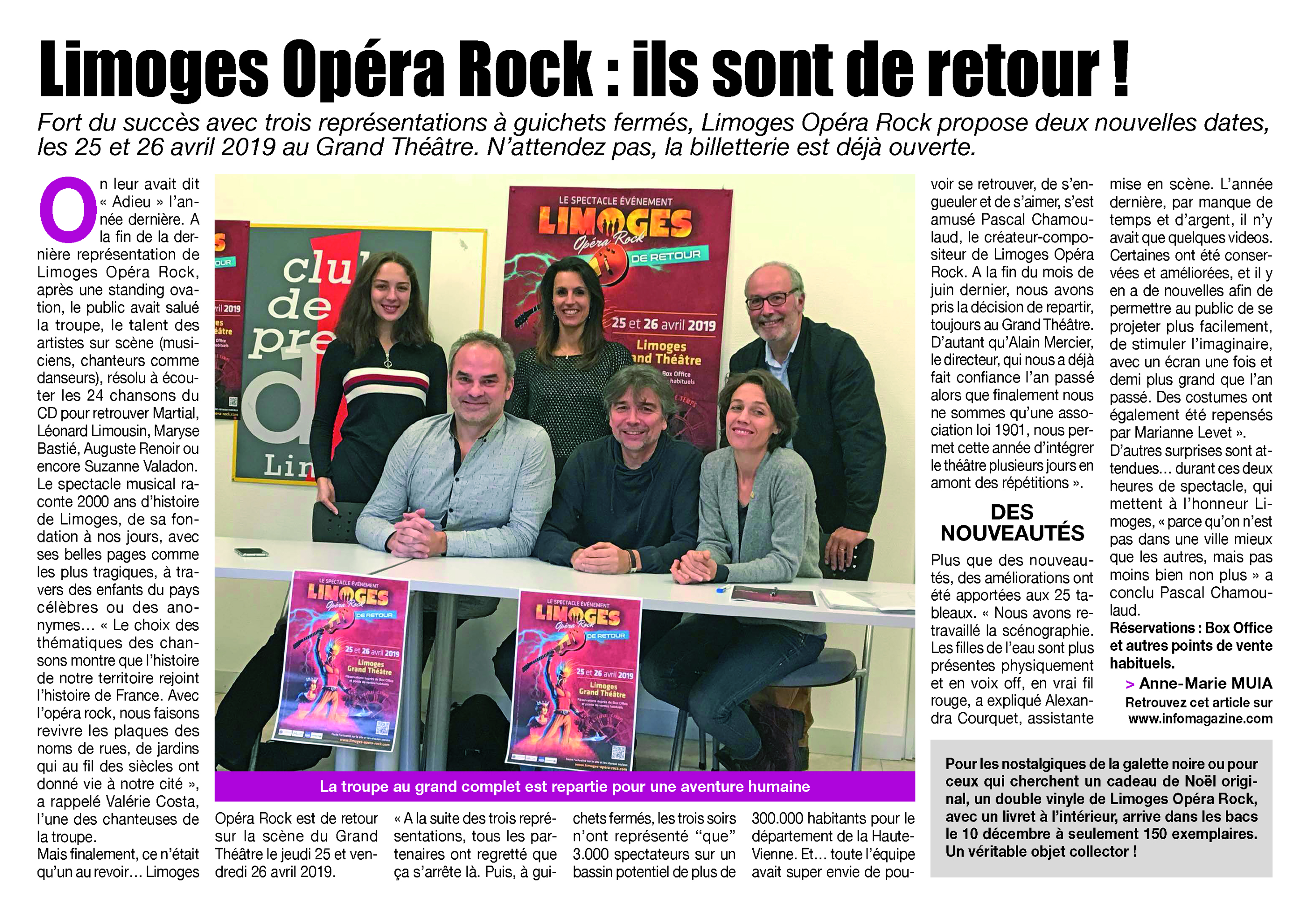 Article Info magazine Club de la Presse
